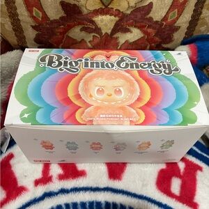 Labubu The Monsters “Big Into Energy” *EMPTY COLLECTOR BOX* Including Free Bag